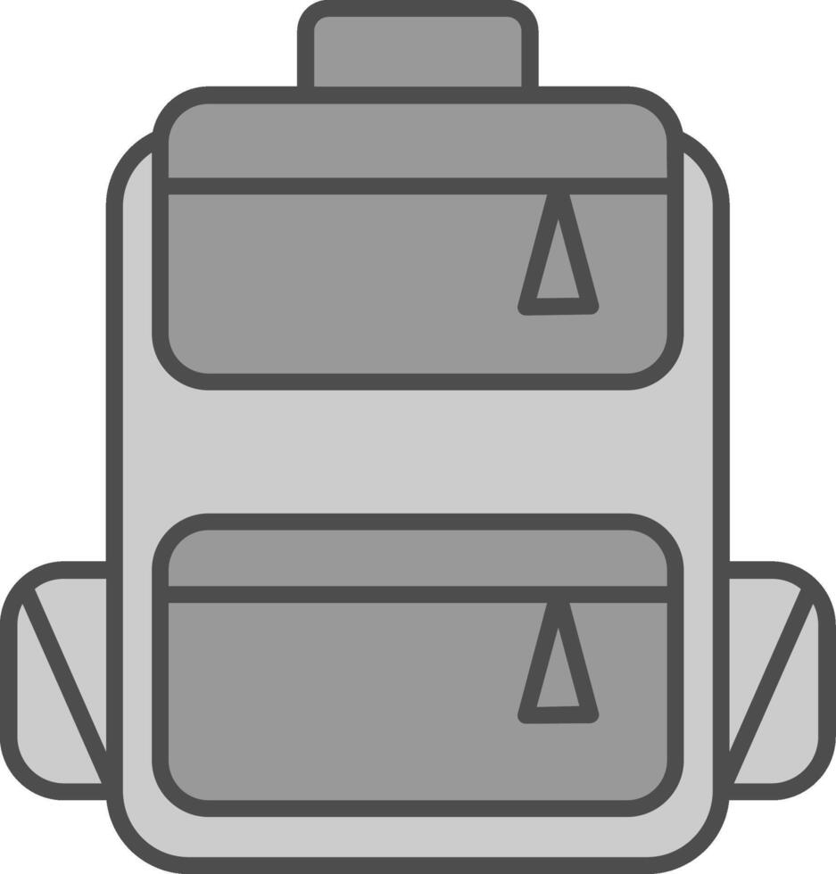 Rucksack Stutfohlen Symbol vektor