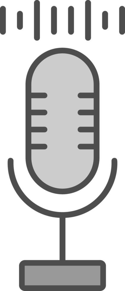 Audio- Recorder Stutfohlen Symbol vektor