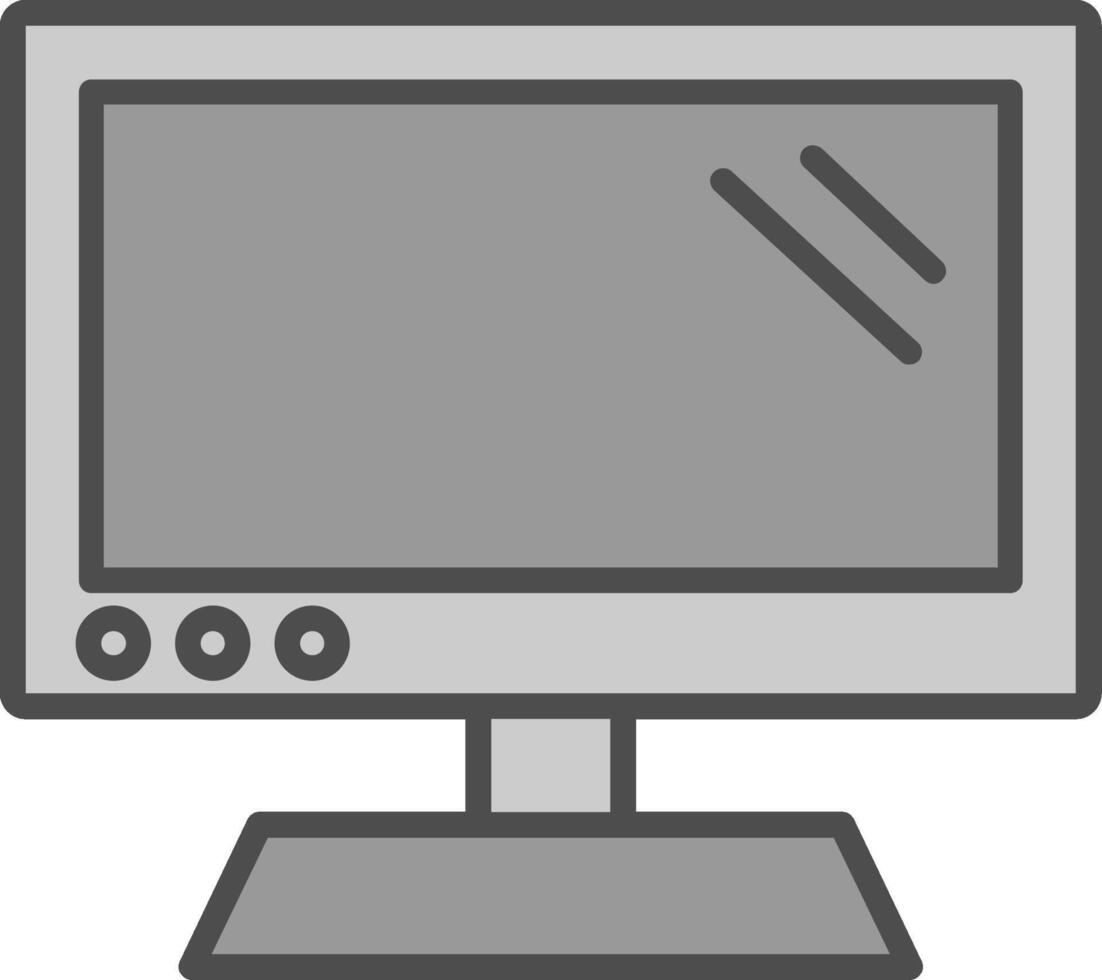 Monitor Stutfohlen Symbol vektor