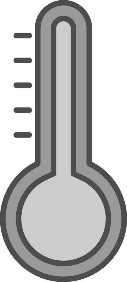 temperatur fylla ikon vektor