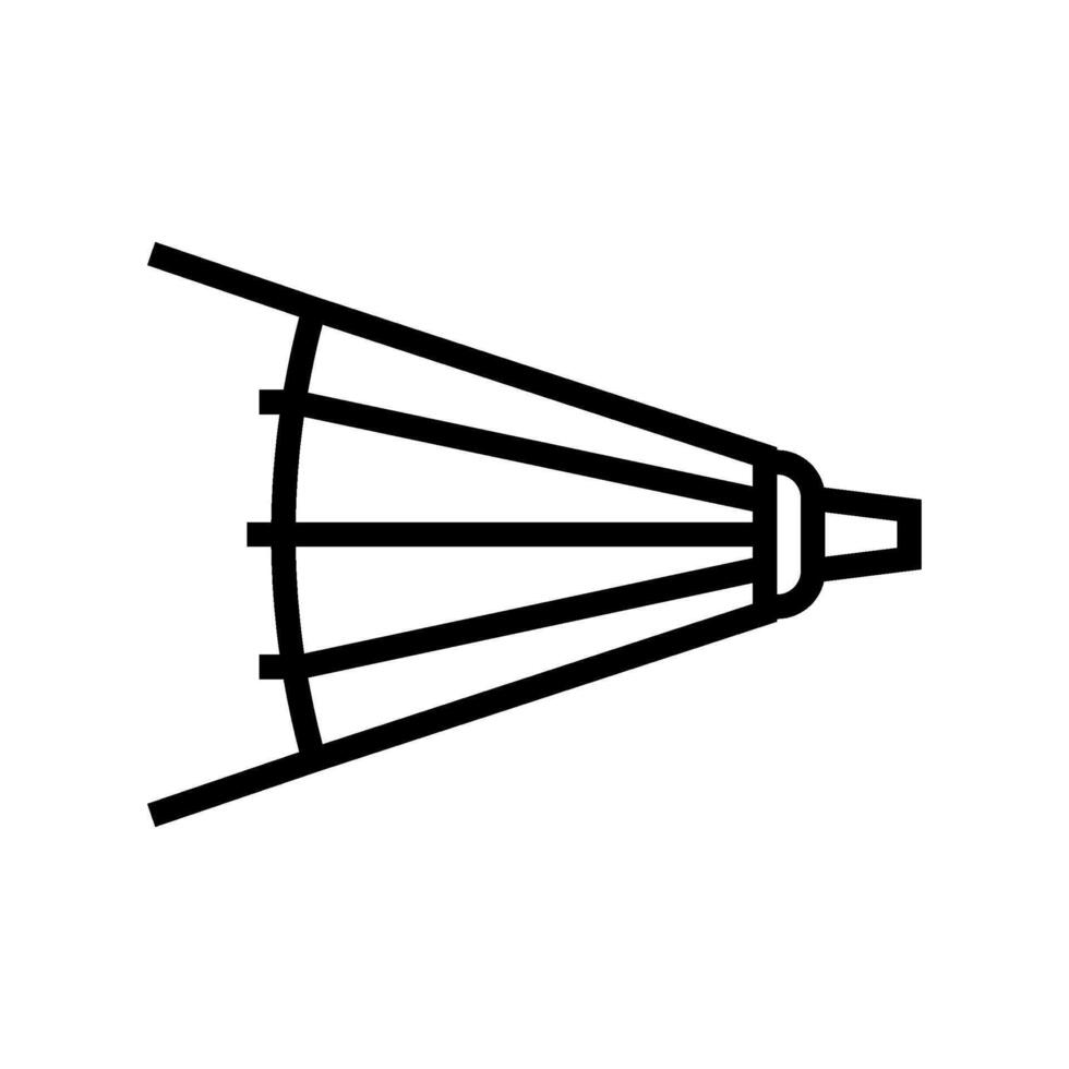 bälg smed linje ikon illustration vektor