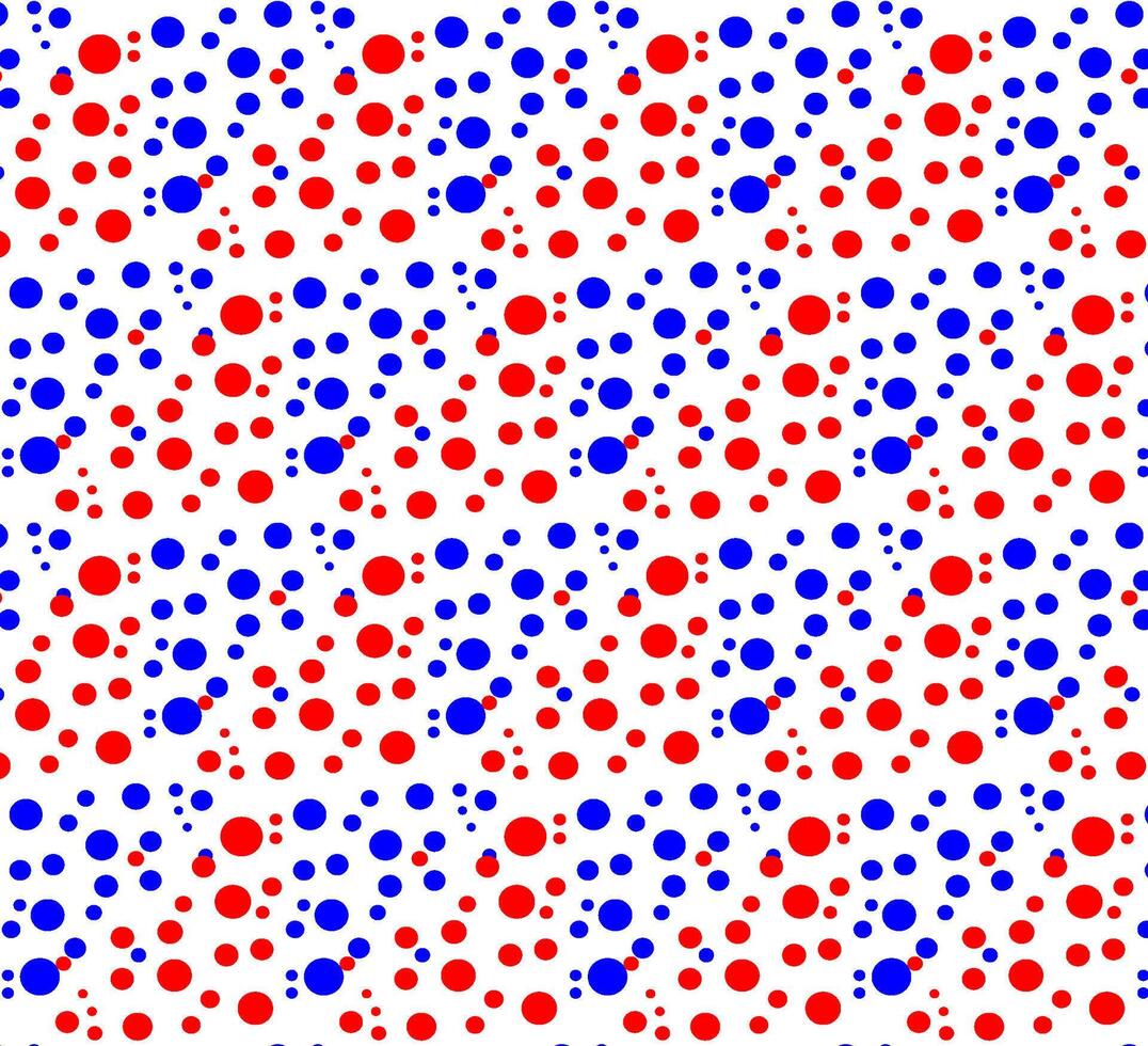 textur i de form av en mönster av röd och blå cirklar på en vit bakgrund vektor