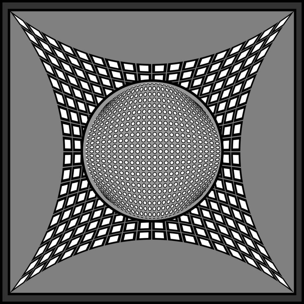 einfarbig abstrakt Hintergrund im das bilden von ein grau geometrisch Muster vektor