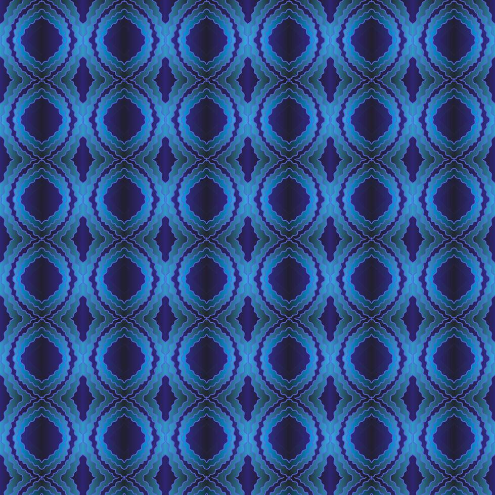 Textur mit nahtlos abstrakt Muster im Blau Farbe vektor