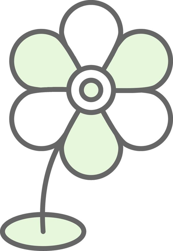 Blume Stutfohlen Symbol vektor