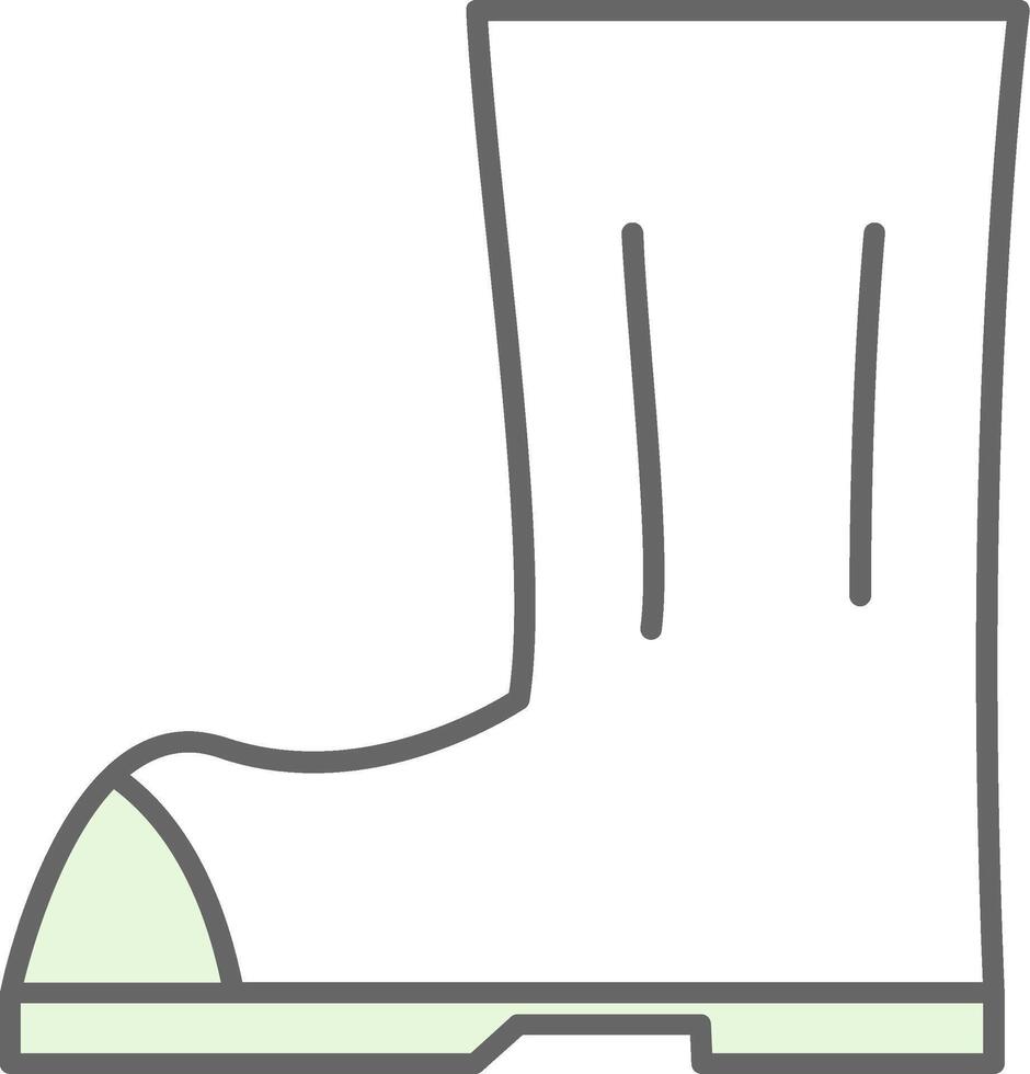 Stiefel Stutfohlen Symbol vektor