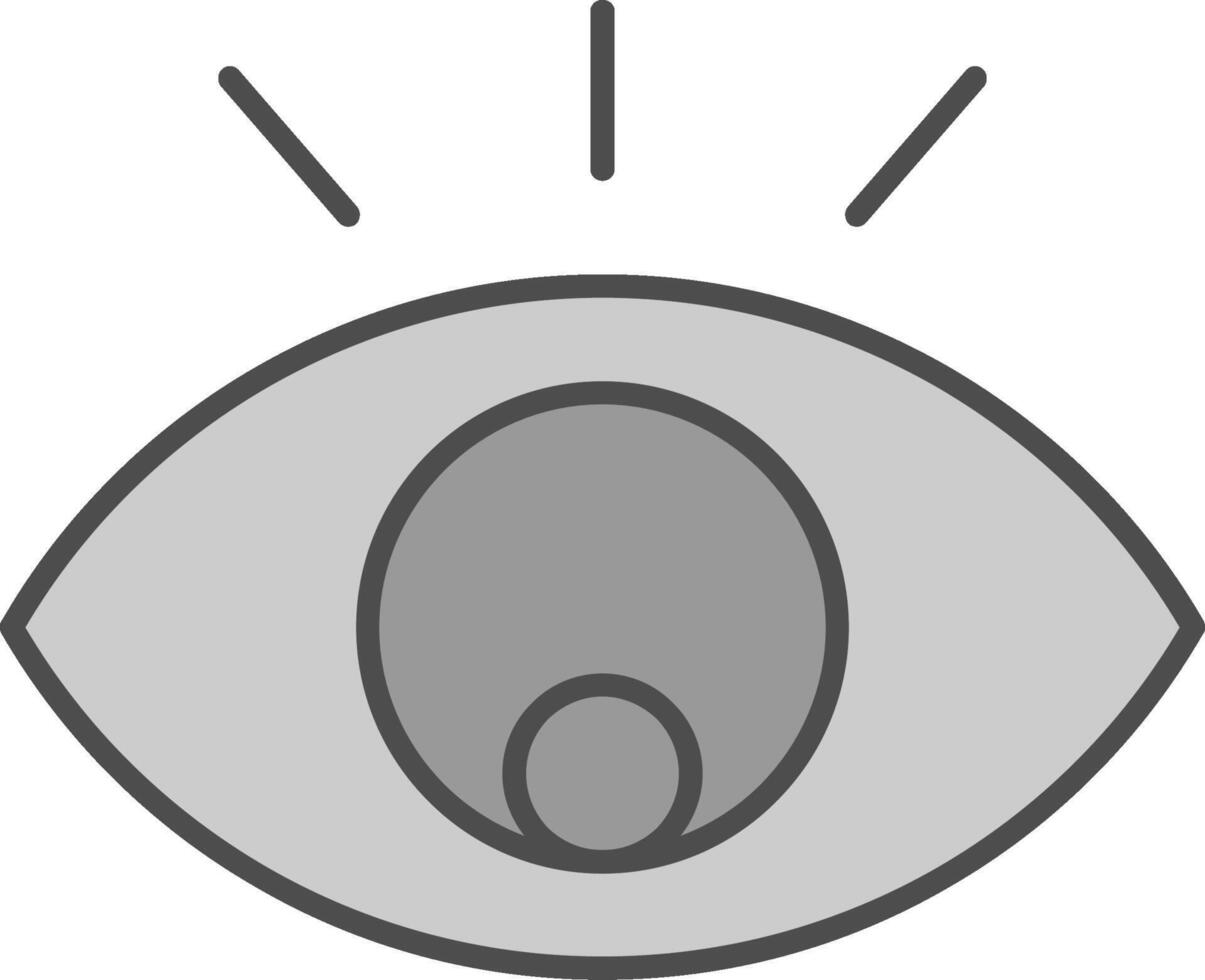 Auge Stutfohlen Symbol vektor