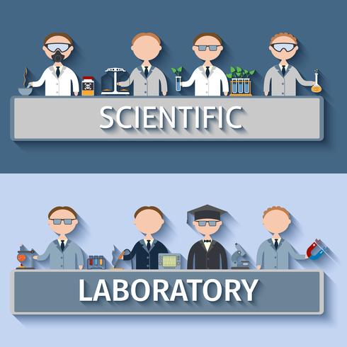 Forskare i Lab vektor