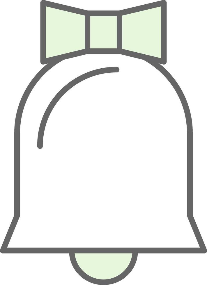 Hochzeit Glocke Stutfohlen Symbol vektor