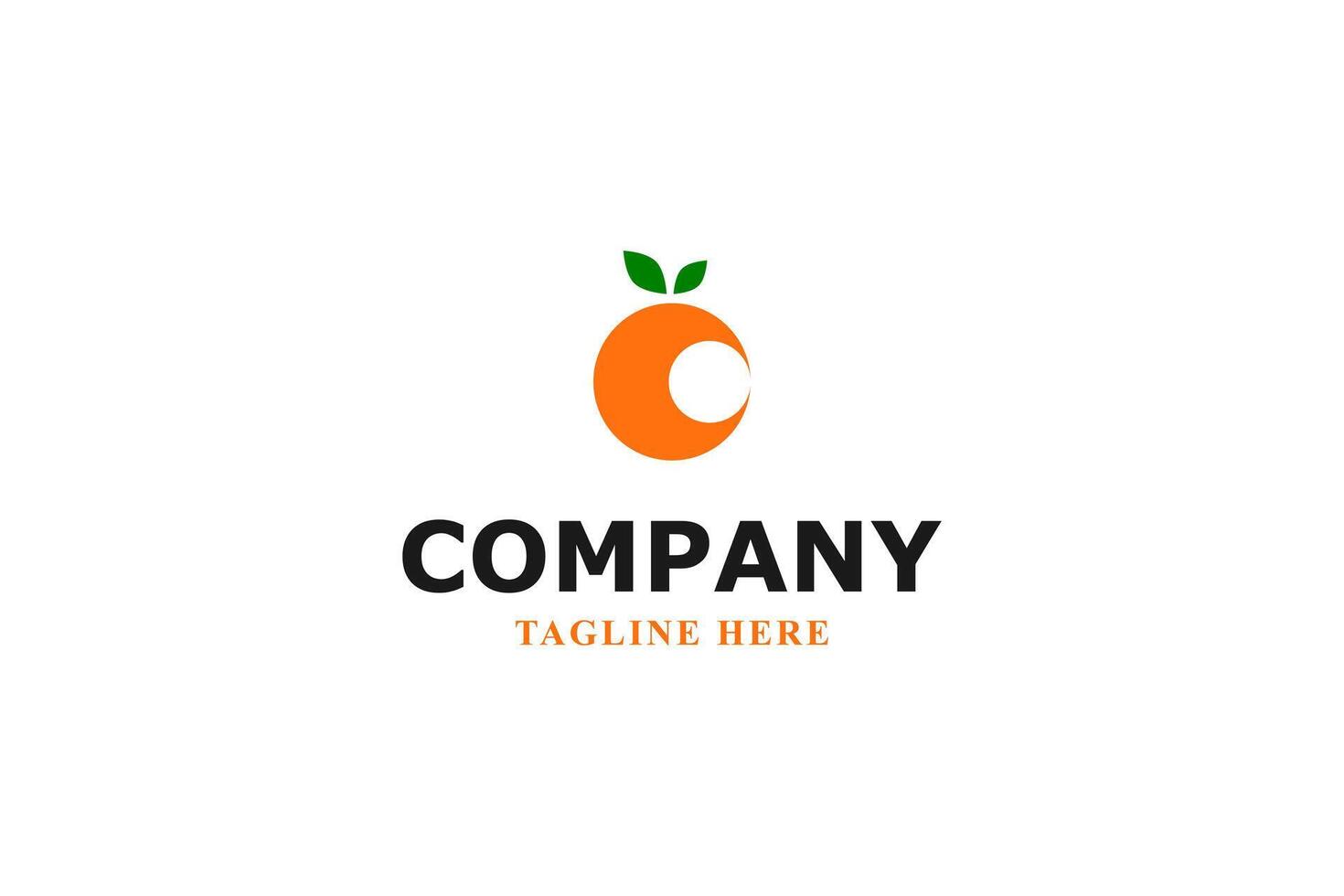 Brief c und Orange frisch modern Logo vektor
