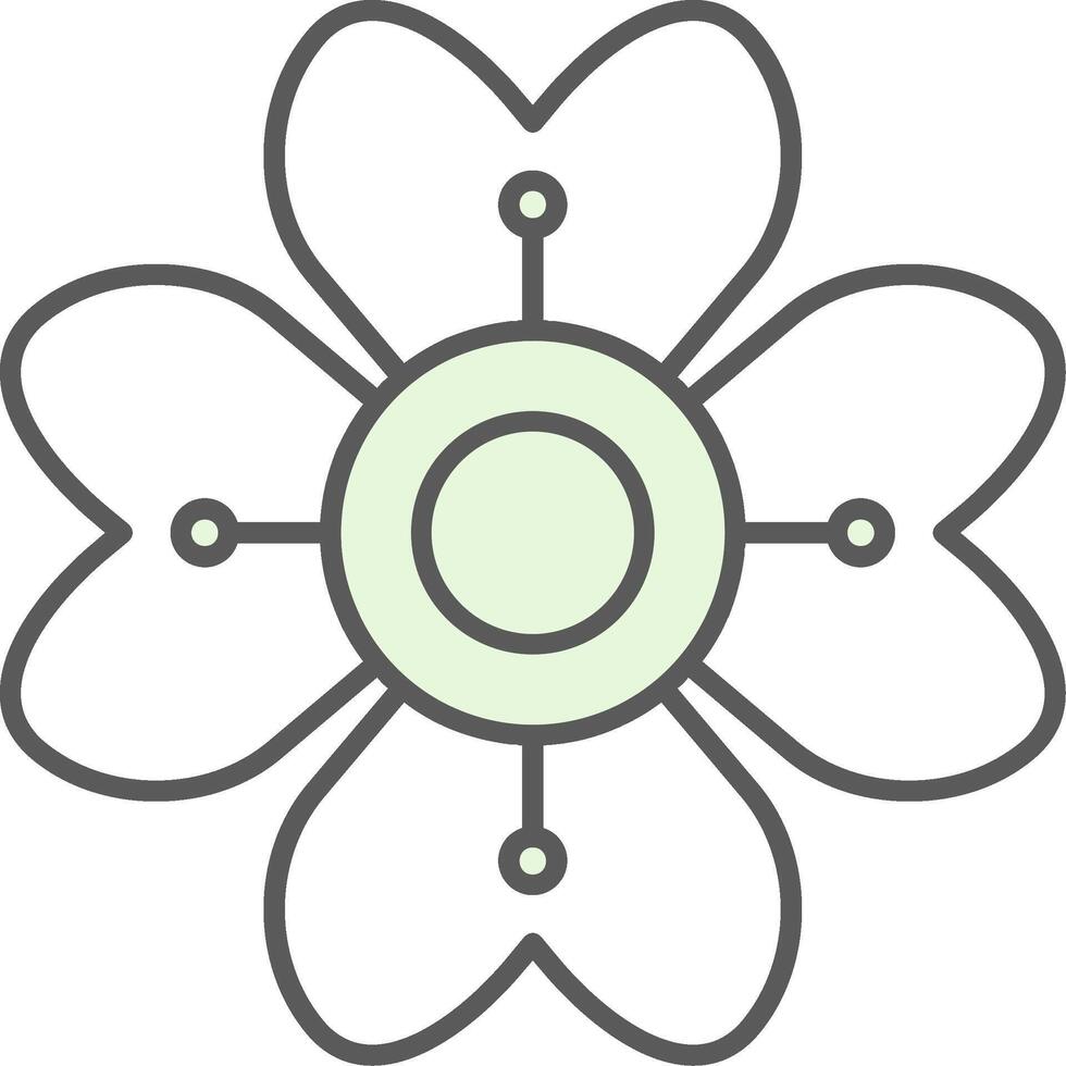 Hortensie Stutfohlen Symbol vektor