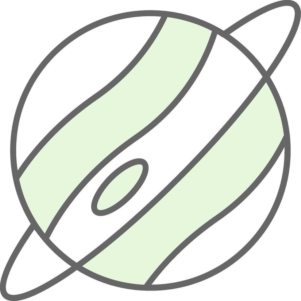 Planet Stutfohlen Symbol vektor