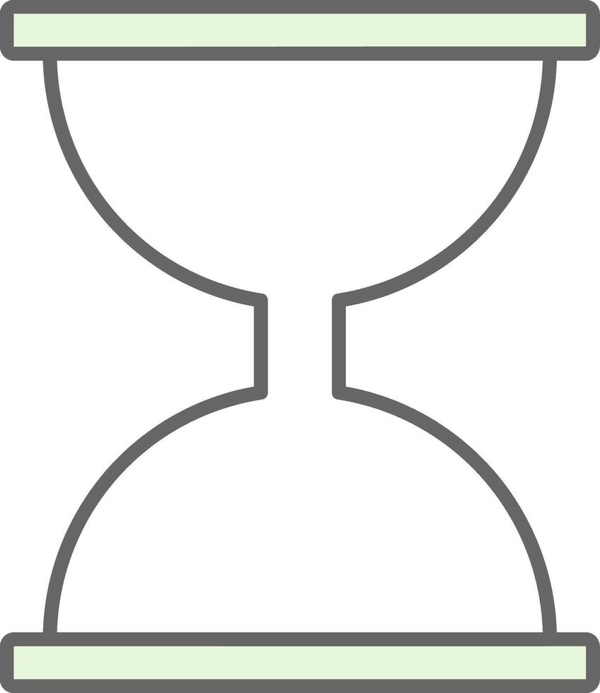 Sanduhr Stutfohlen Symbol vektor