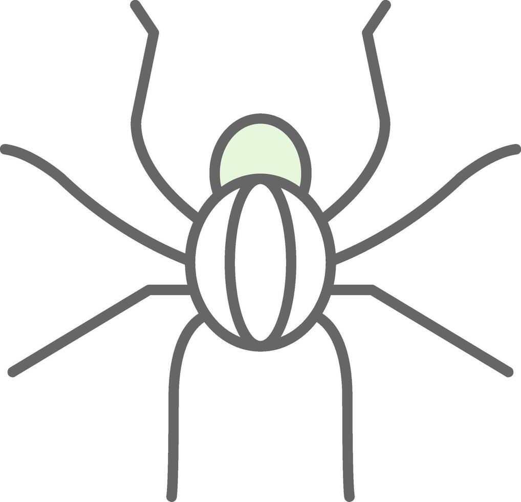 Spinne Stutfohlen Symbol vektor