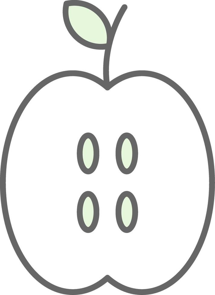 Apfel Stutfohlen Symbol vektor