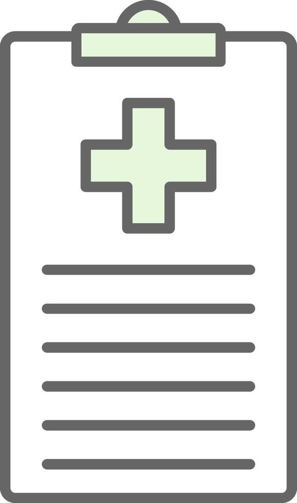 medizinisch Diagramm Stutfohlen Symbol vektor