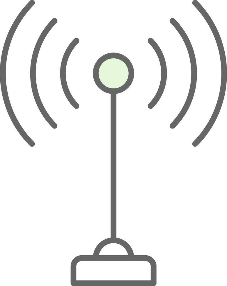 Antenne Stutfohlen Symbol vektor