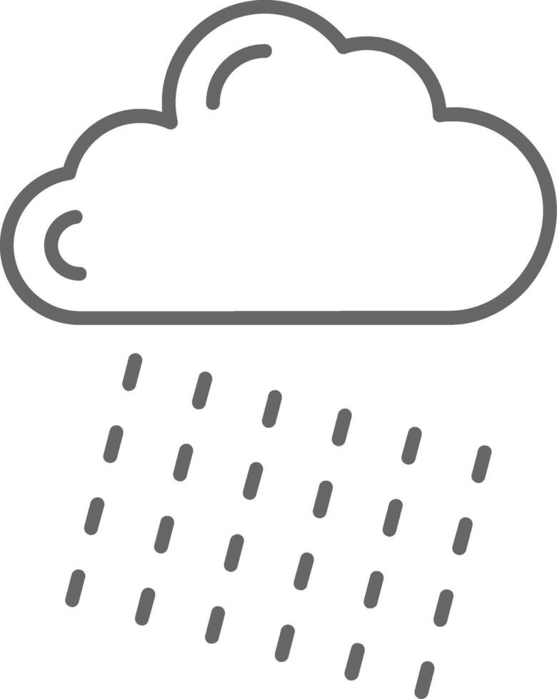 regnerisch Stutfohlen Symbol vektor