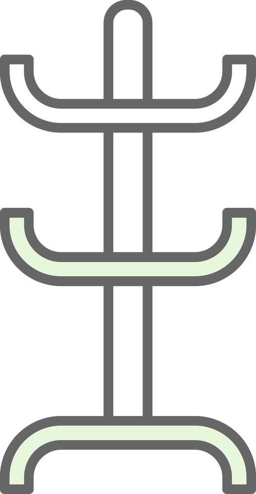 Mantel Gestell Stutfohlen Symbol vektor