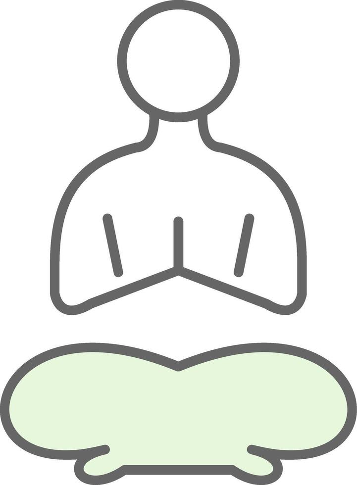 Yoga Stutfohlen Symbol vektor