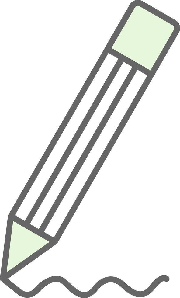 Bleistift Stutfohlen Symbol vektor