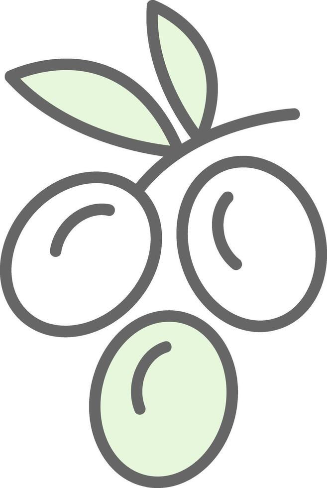 Olive Stutfohlen Symbol vektor
