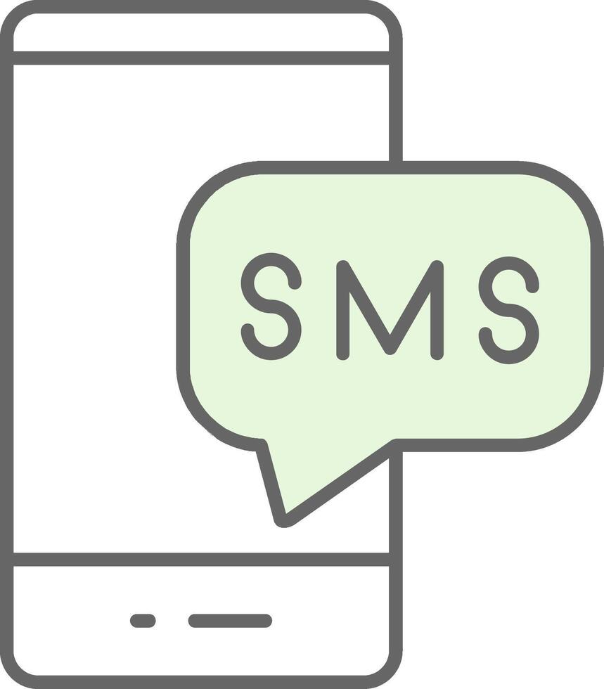 SMS Stutfohlen Symbol vektor