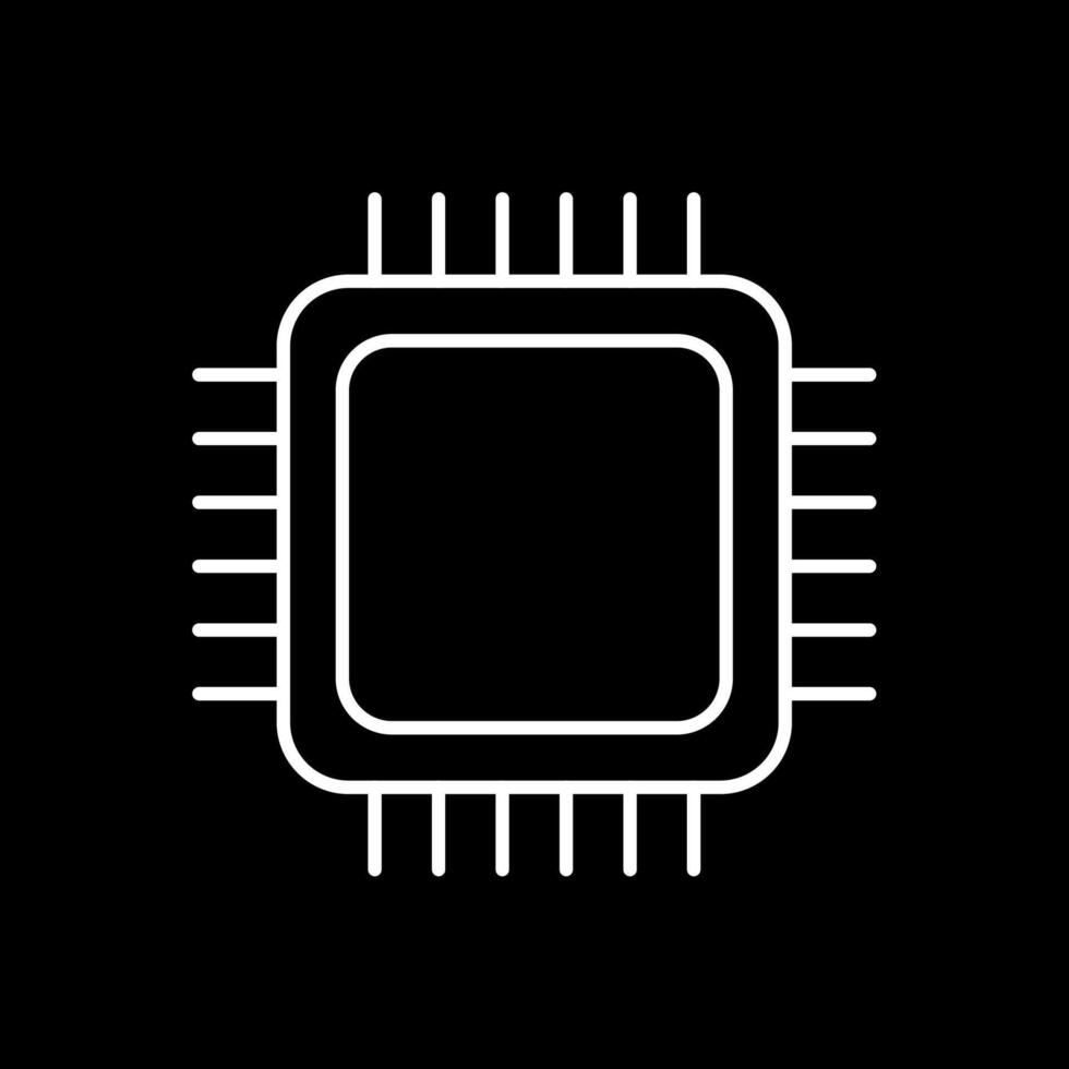 CPU-Zeile invertiertes Symbol vektor