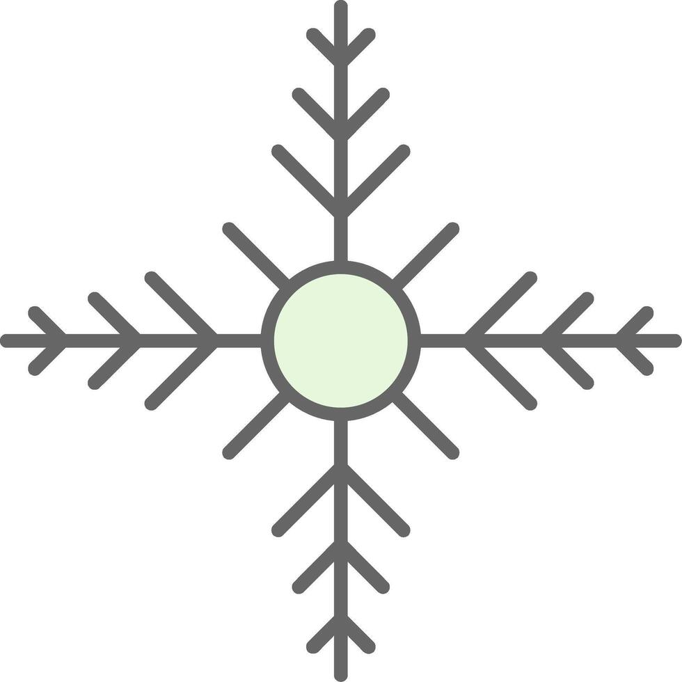 Schneeflocke Stutfohlen Symbol vektor