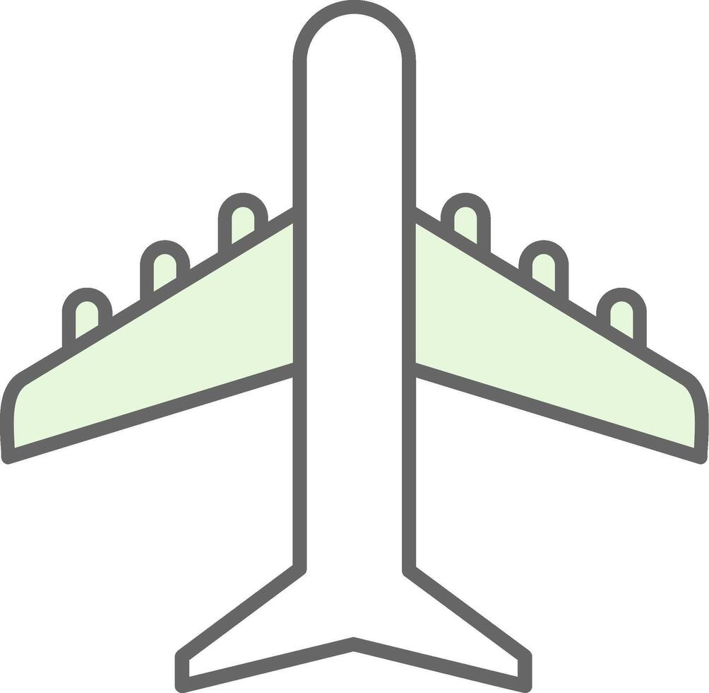 Flugzeug Stutfohlen Symbol vektor