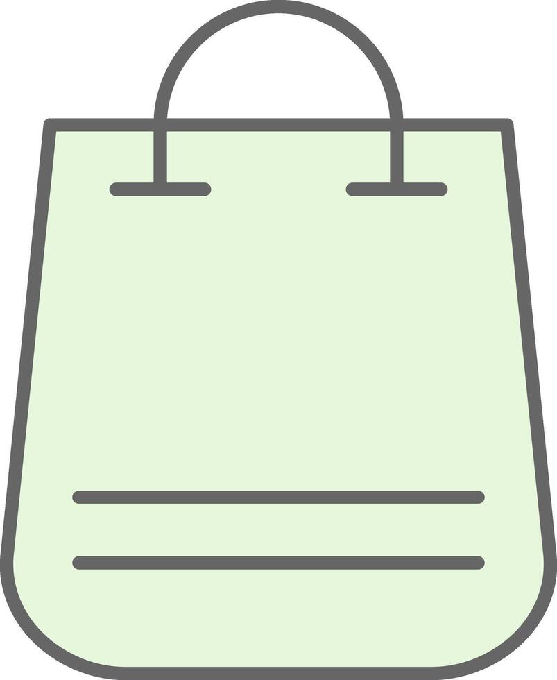 Einkaufen Tasche Stutfohlen Symbol vektor