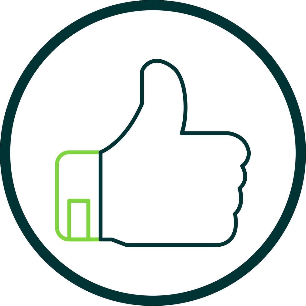 gut Feedback Linie Kreis Symbol vektor