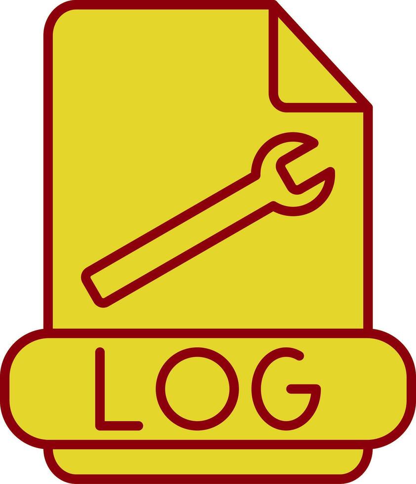 Log Format Linie Kreis Symbol vektor