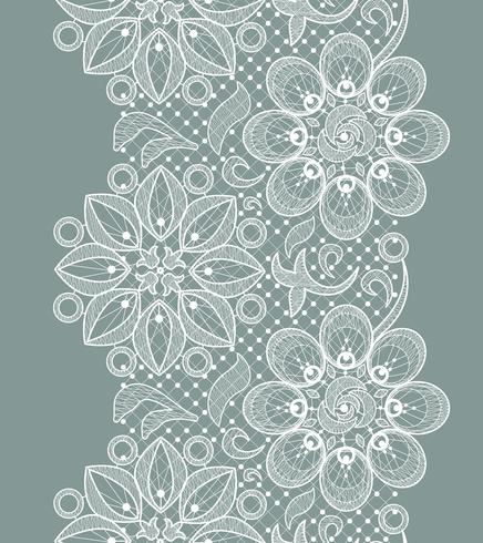 Snörning Seamless Pattern vektor