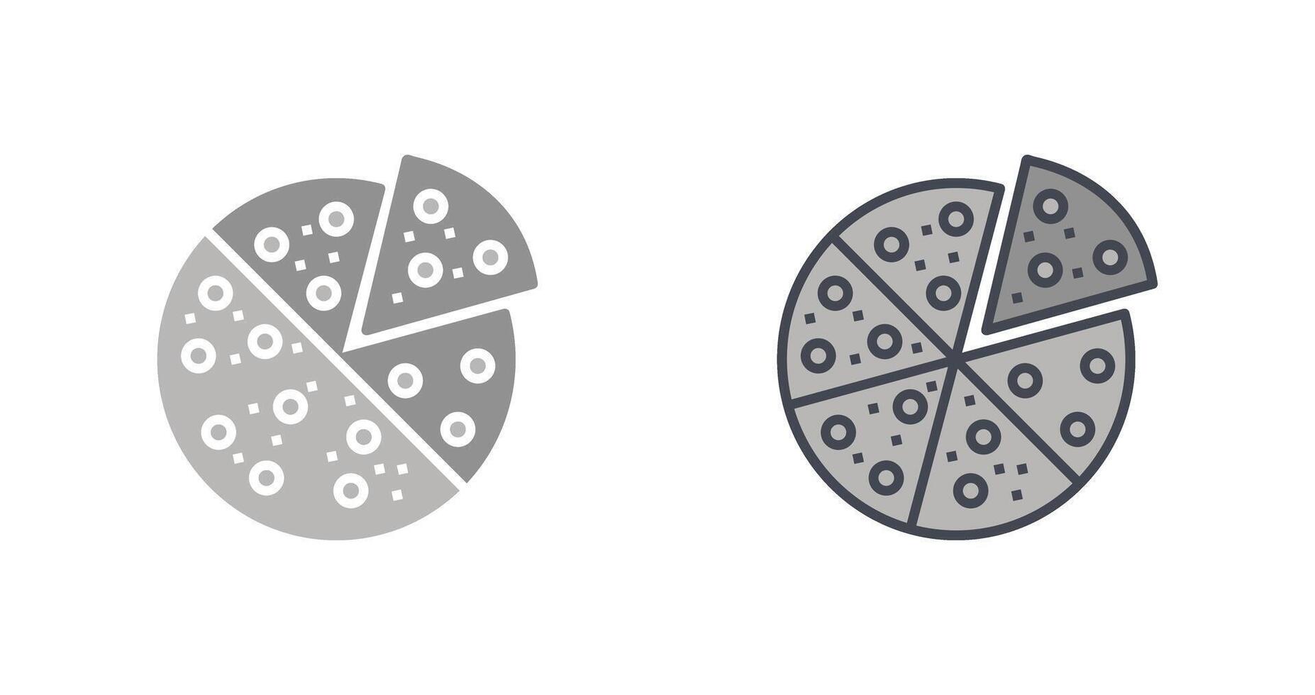 Pizza Slice Symbol vektor