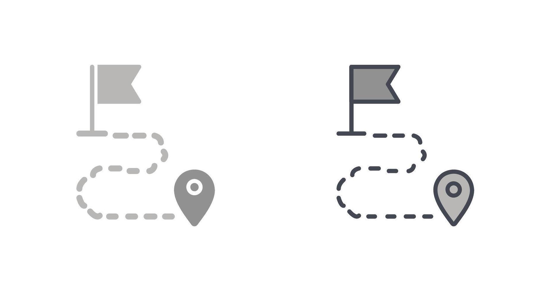 Google Karta ikon vektor