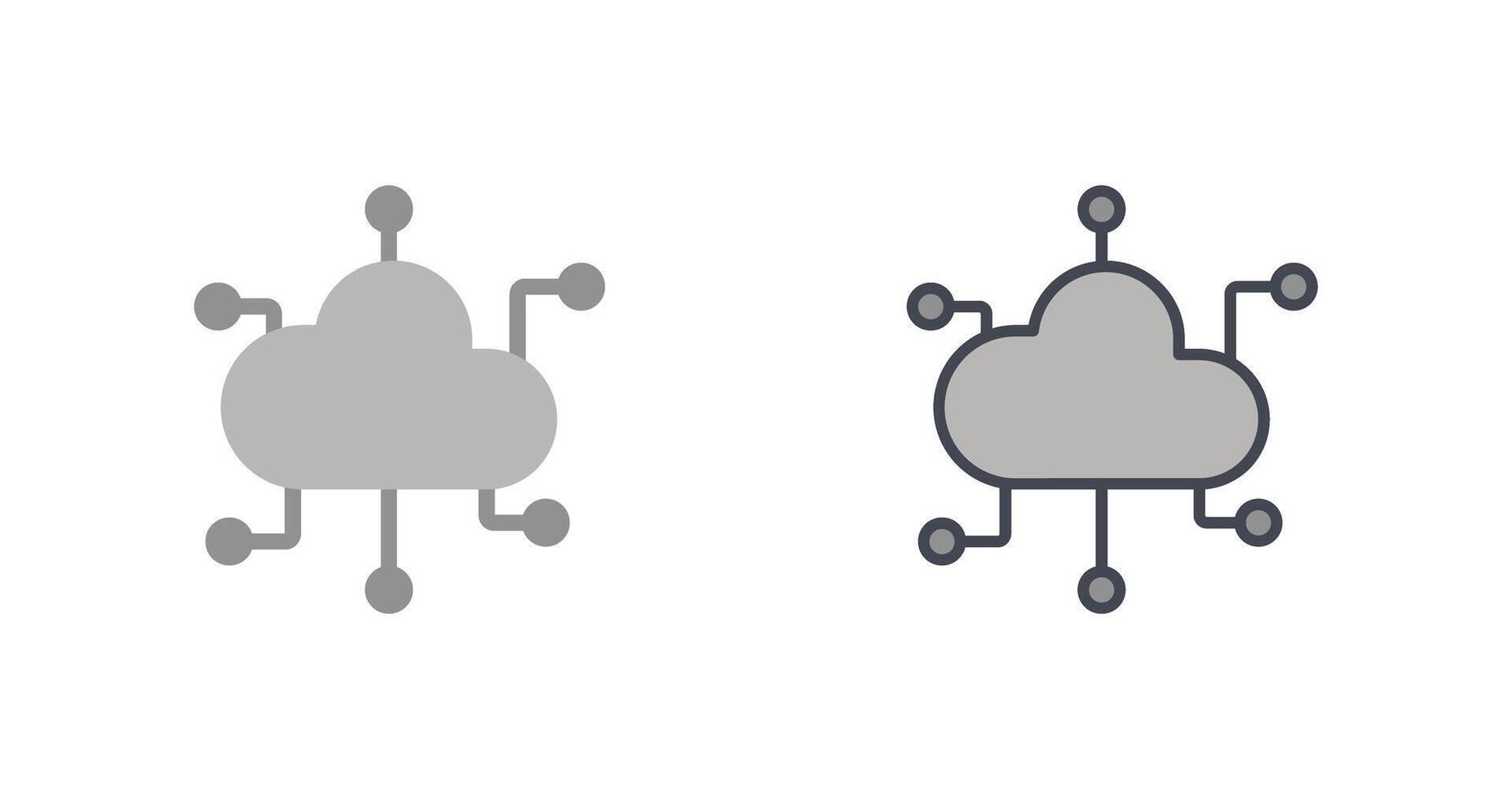 cloud computing icon vektor