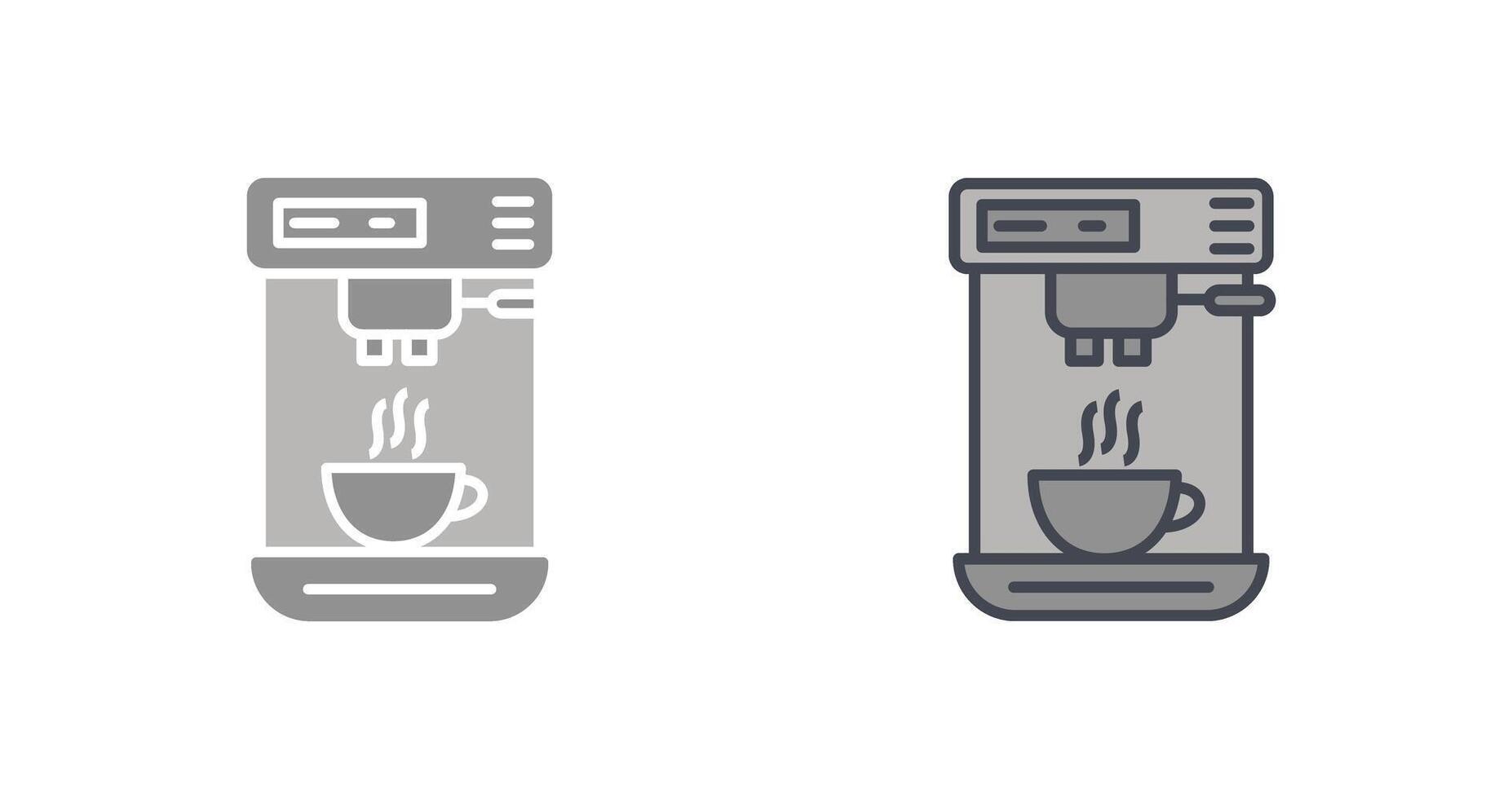 Kaffeemaschine i-Symbol vektor