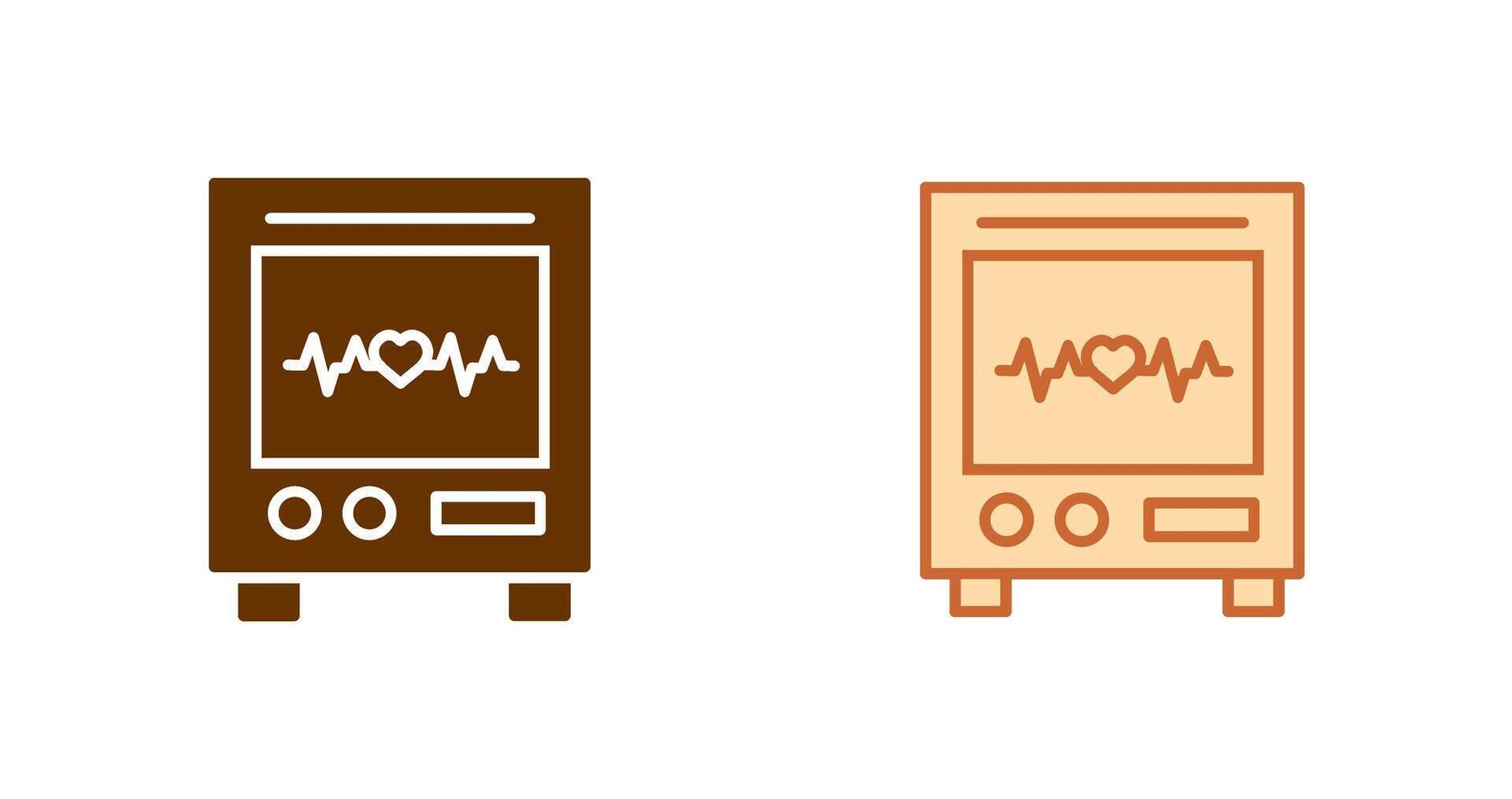 Herz Bewertung Maschine Symbol vektor