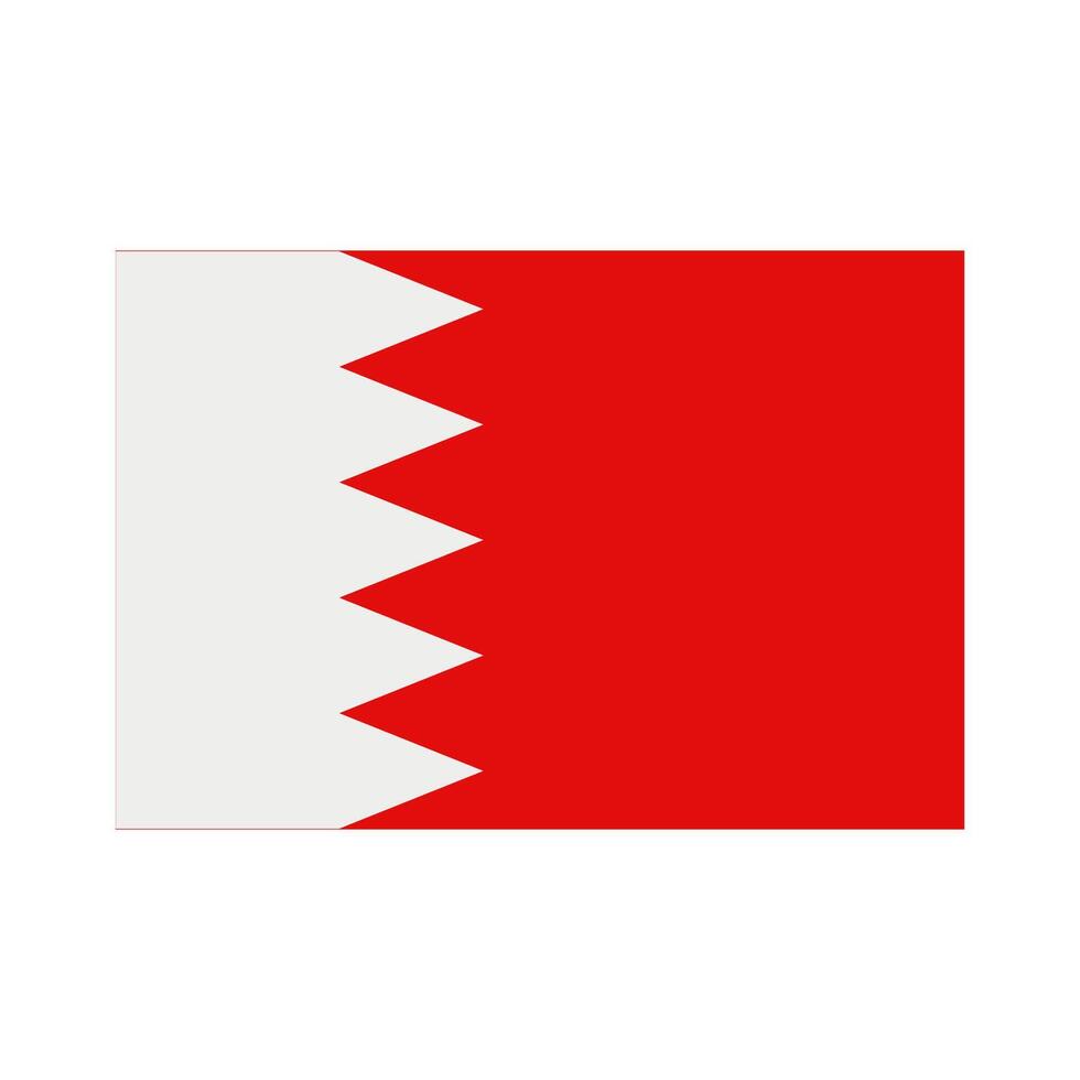 bahrain flagga i vektor