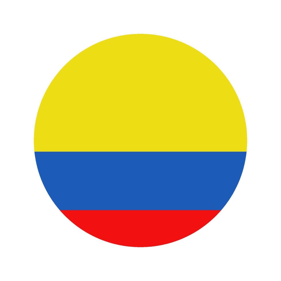 colombia flagga i vektor