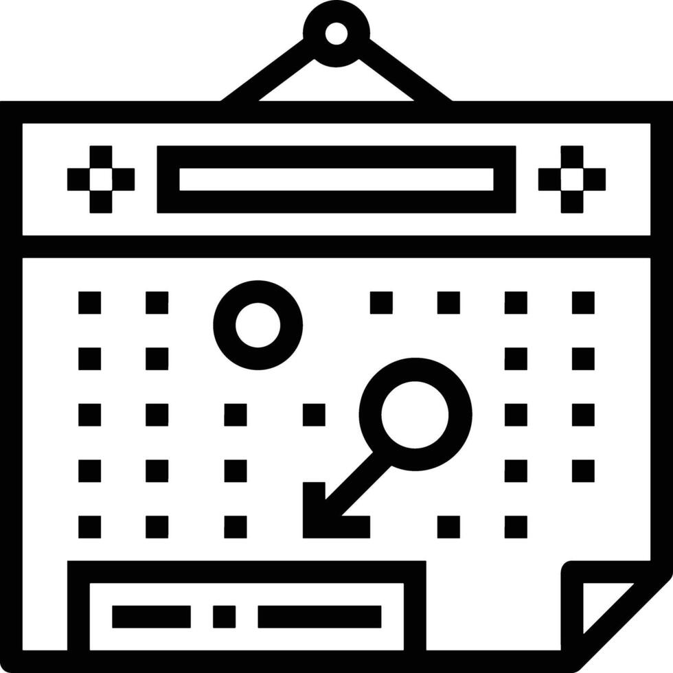 Kalender Symbol Symbol Bild vektor