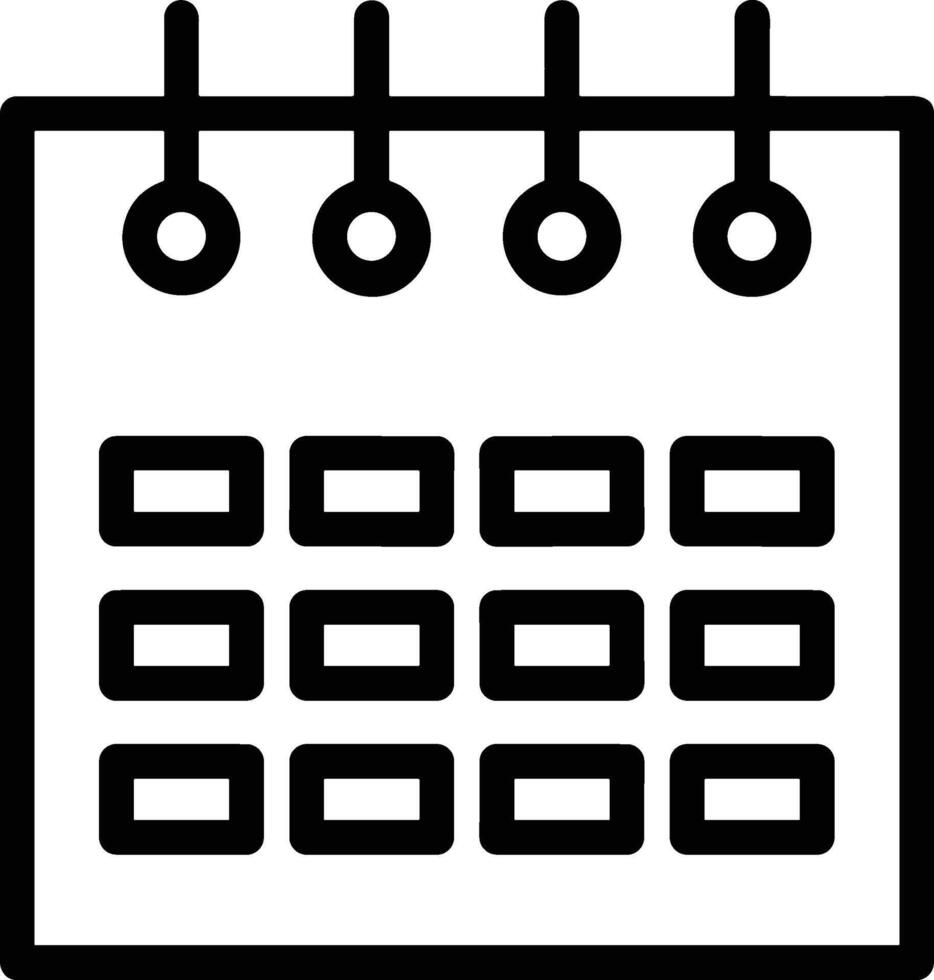 Kalender Symbol Symbol Bild vektor