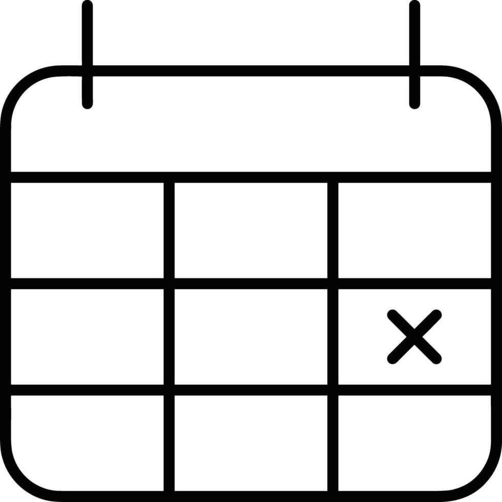 Kalender Symbol Symbol Bild vektor