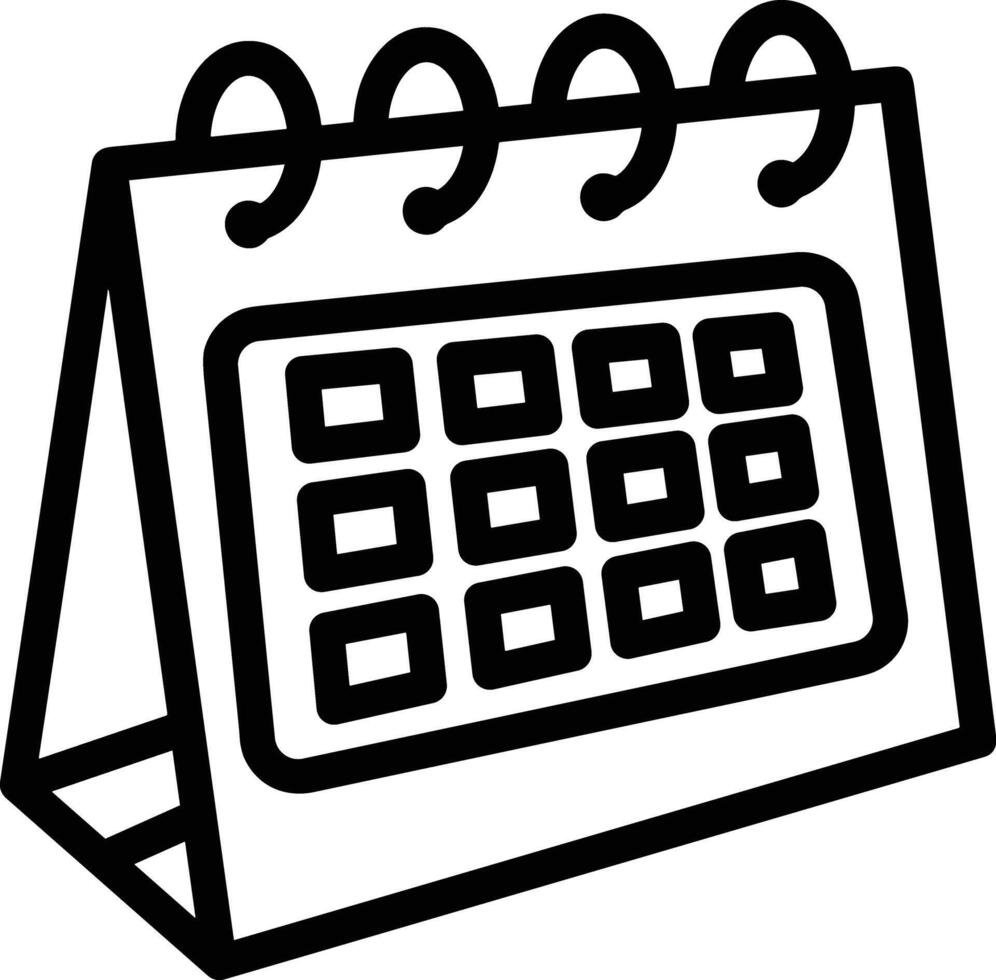 Kalender Symbol Symbol Bild vektor