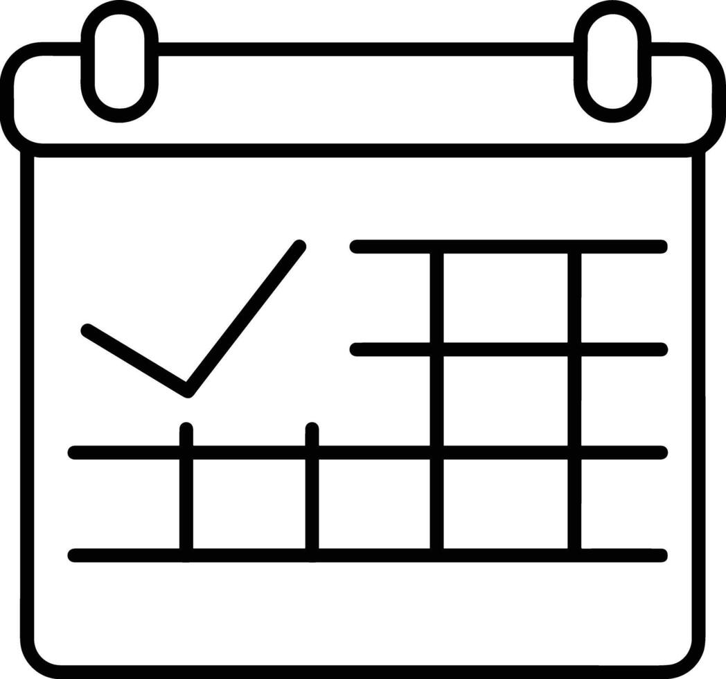 Kalender Symbol Symbol Bild vektor