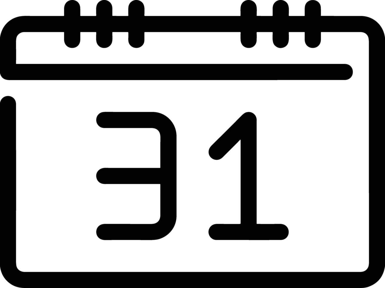 Kalender Symbol Symbol Bild vektor