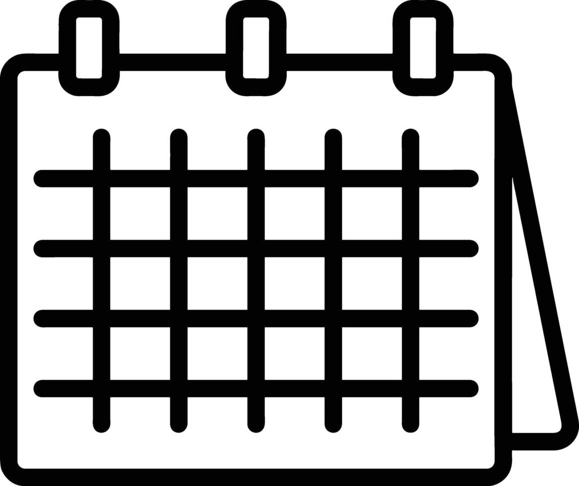 Kalender Symbol Symbol Bild vektor