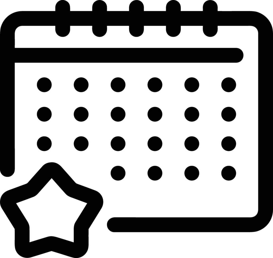 Kalender Symbol Symbol Bild vektor