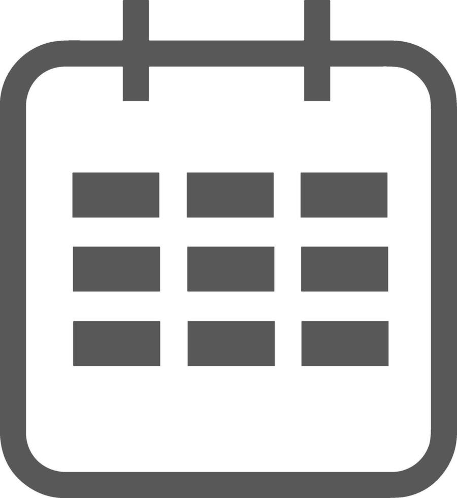 Kalender Symbol Symbol Bild vektor